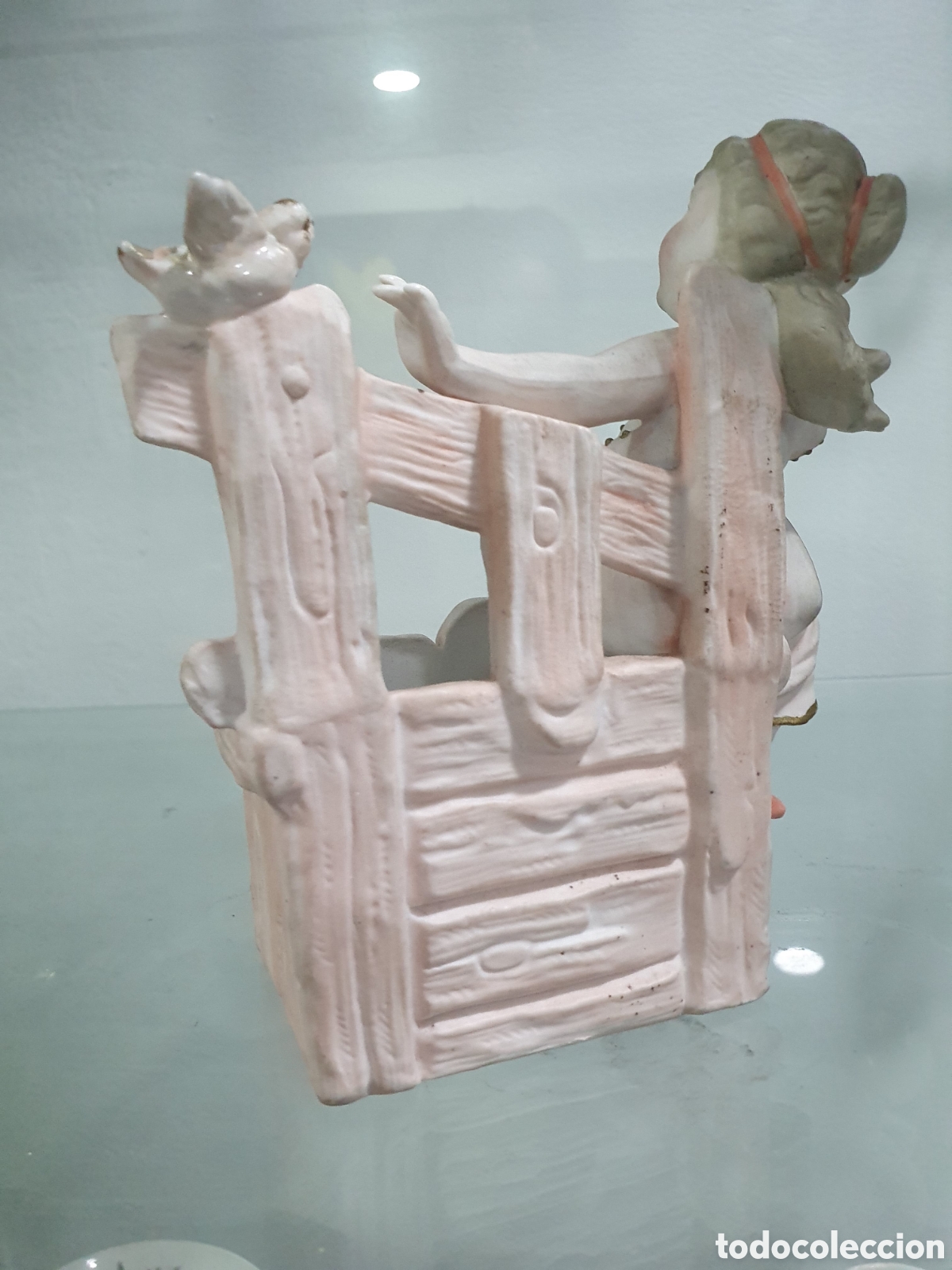 Antig&uuml;edades: Antigua figura en biscuit. (L99) - Foto 2