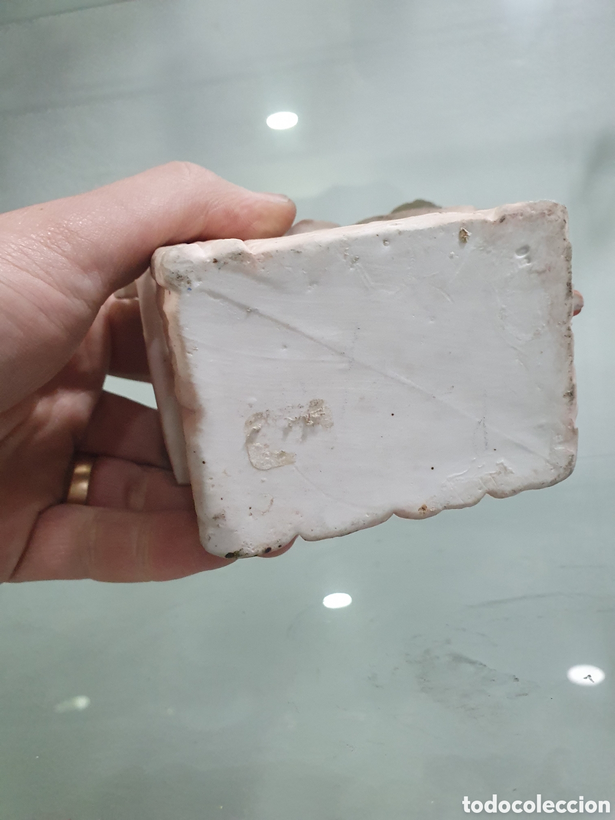 Antig&uuml;edades: Antigua figura en biscuit. (L99) - Foto 3