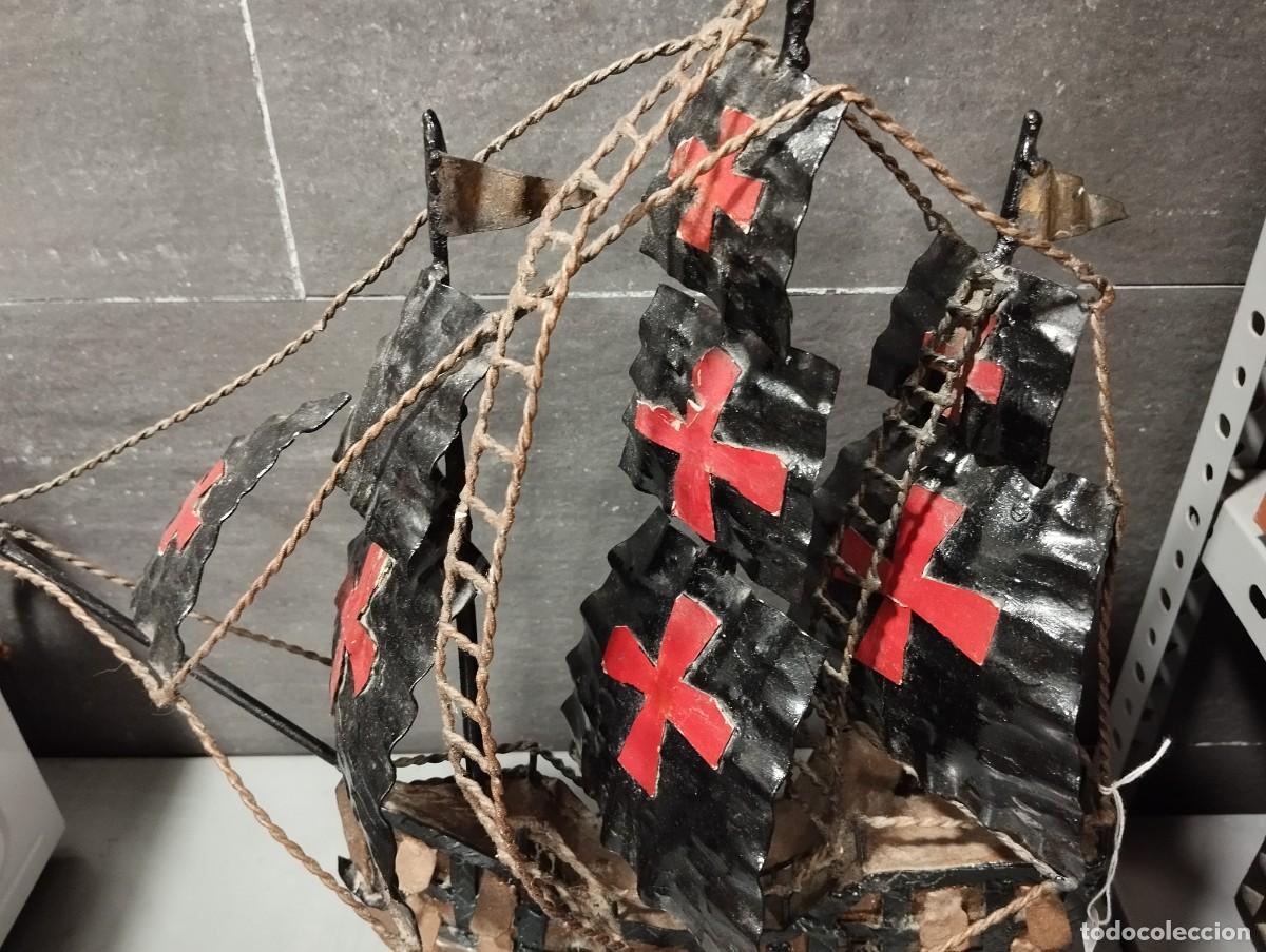 Antig&uuml;edades: BARCO CARABELA DE HIERRO. - Foto 3