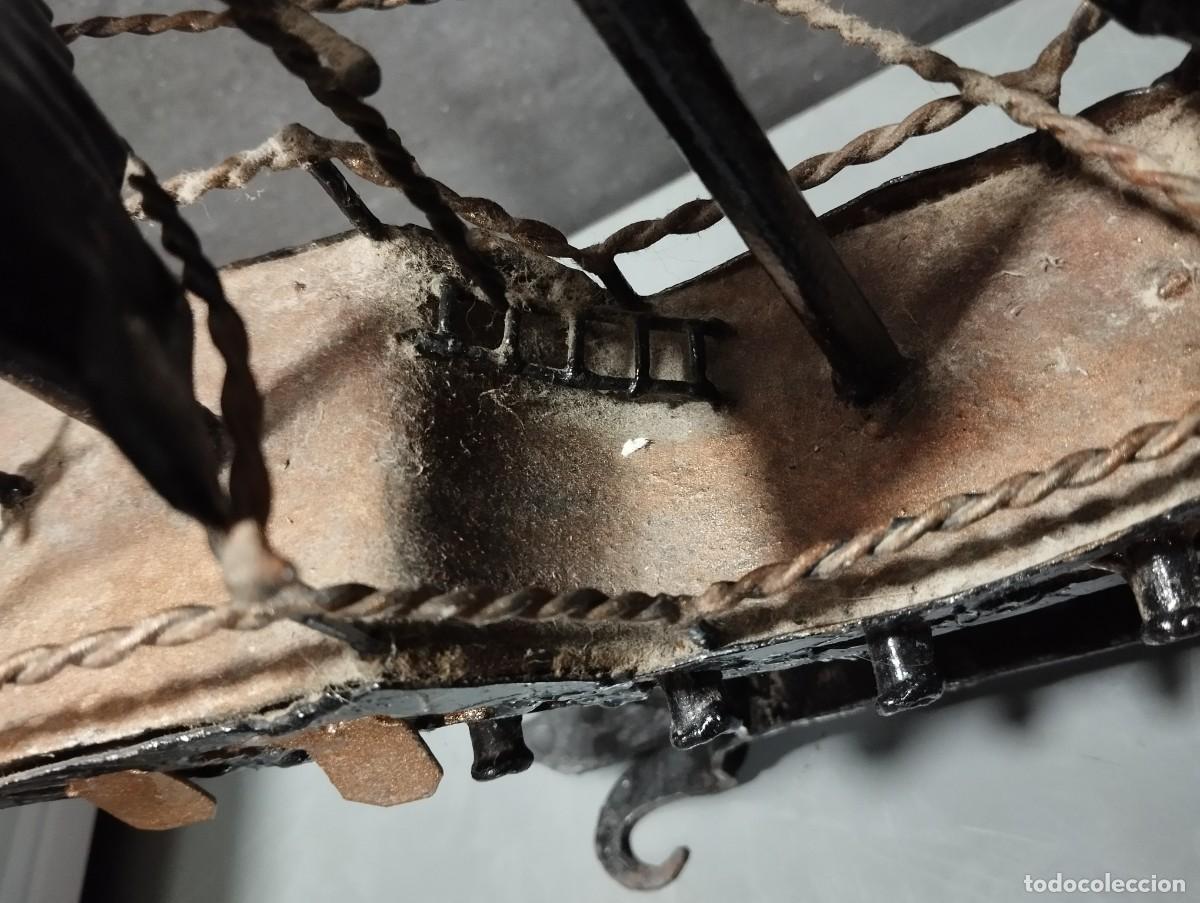 Antig&uuml;edades: BARCO CARABELA DE HIERRO. - Foto 11