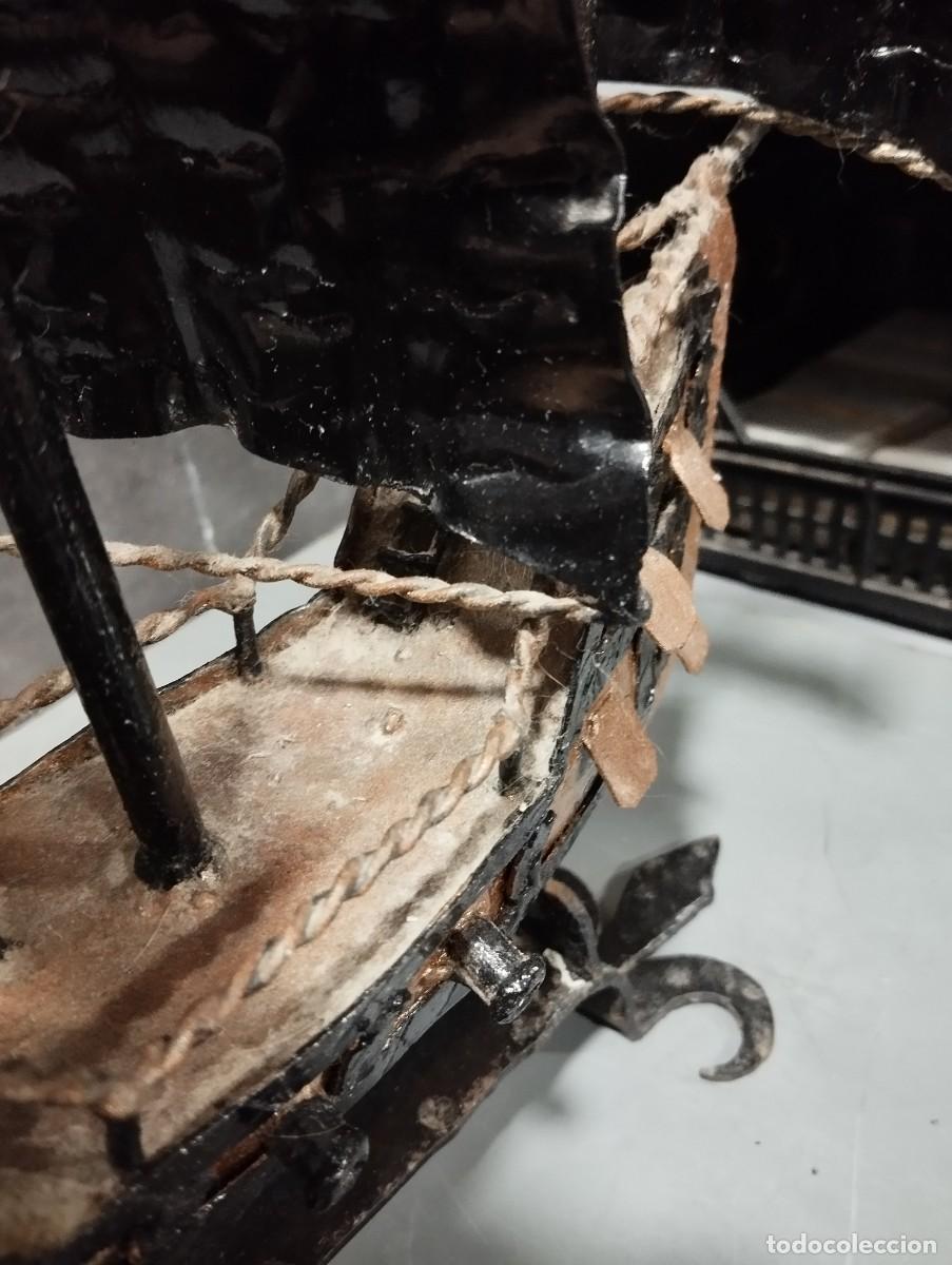 Antig&uuml;edades: BARCO CARABELA DE HIERRO. - Foto 12