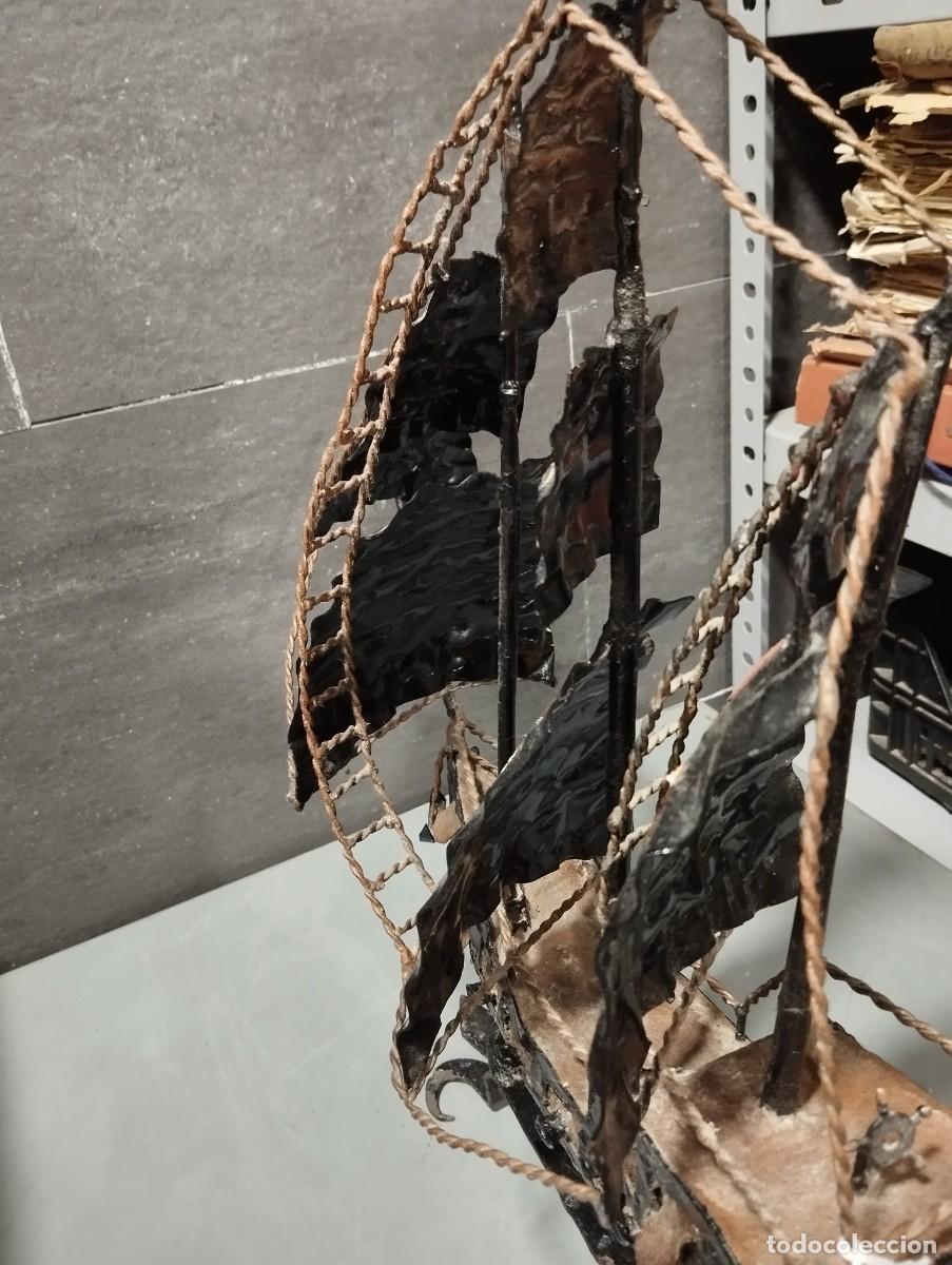Antig&uuml;edades: BARCO CARABELA DE HIERRO. - Foto 14