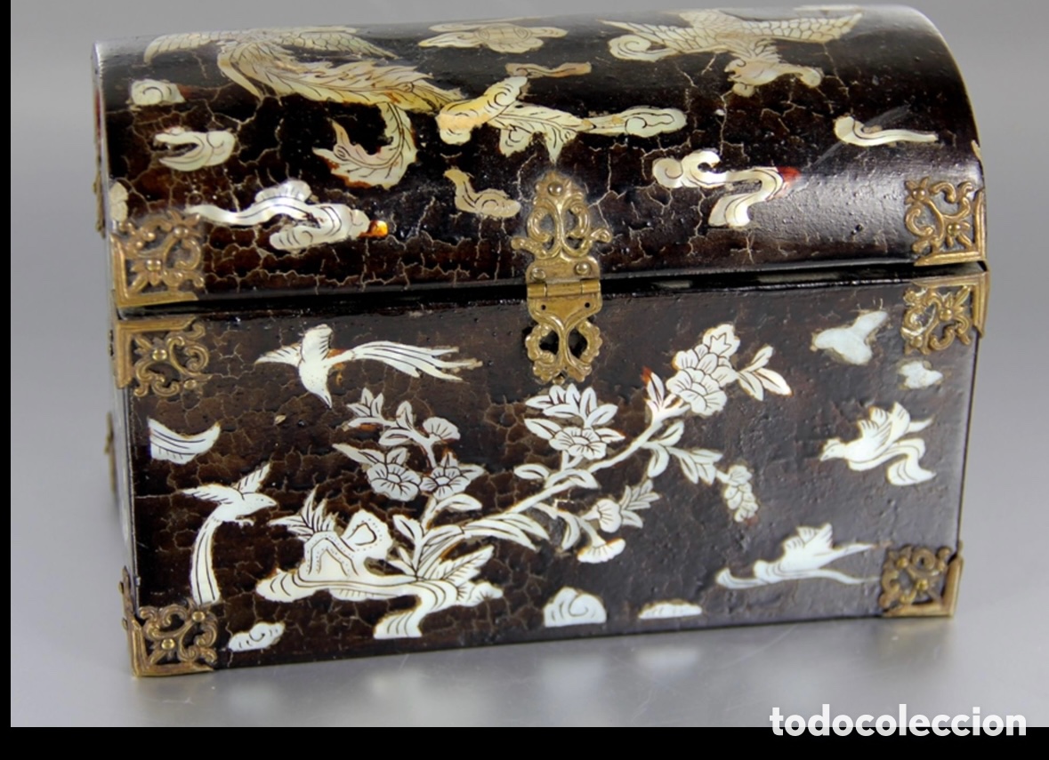 Antig&uuml;edades: Cofre caja China Oriental - Foto 4