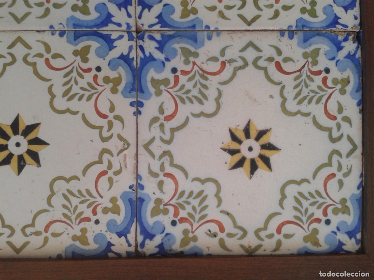 Antig&uuml;edades: CUADRO AZULEJOS ANTIGUOS DE ONDA - Foto 5