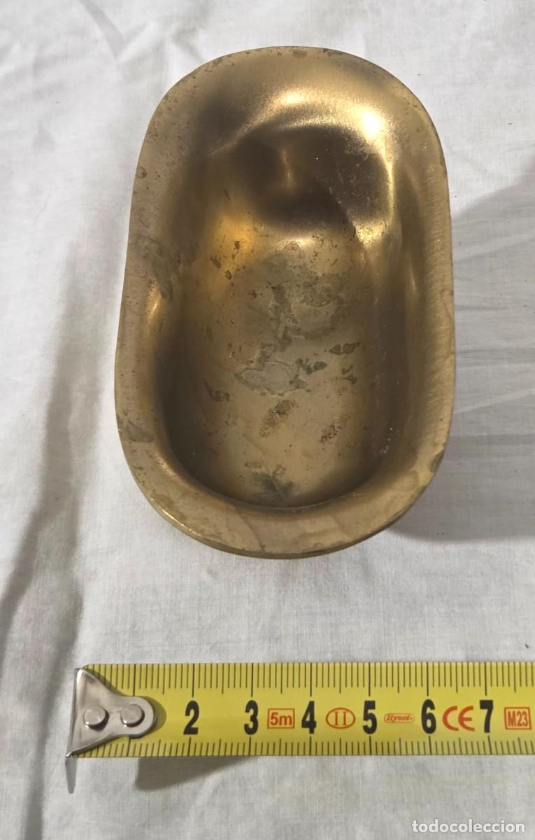Antig&uuml;edades: Jabonera en forma de ba&ntilde;era de bronce - Foto 14