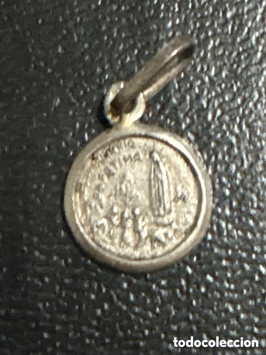 Antig&uuml;edades: Medalla religiosa de plata, F&aacute;tima (A2) - Foto 1