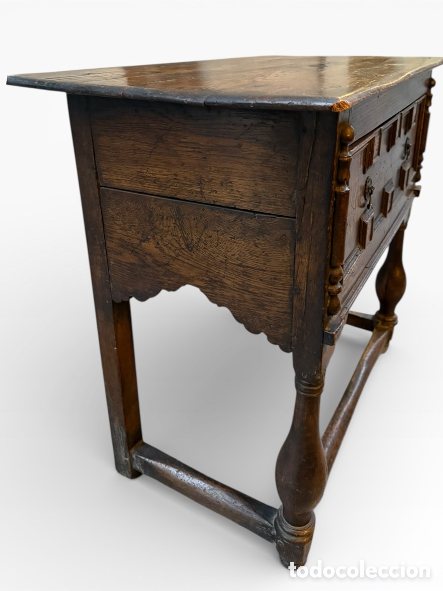 Antig&uuml;edades: Dressing table /Mesa auxiliar finales siglo XVII - Foto 4