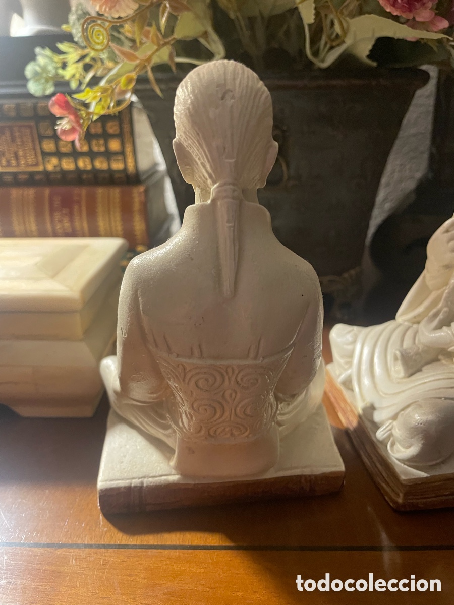 Antig&uuml;edades: 2 sujetalibros de estilo oriental - Foto 4