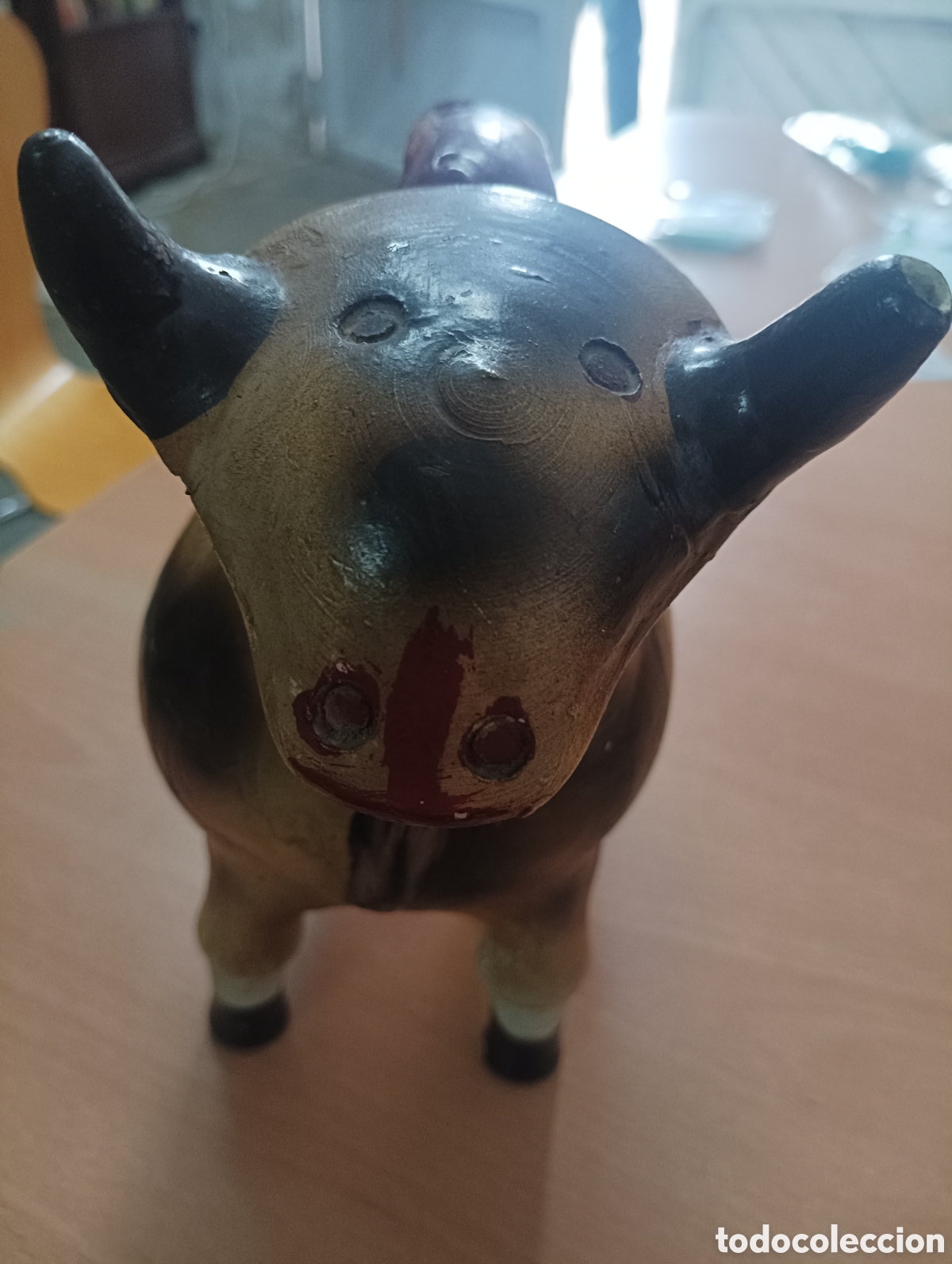 Antig&uuml;edades: ANTIGUO BOTIJO CER&Aacute;MICA TORO - Foto 3