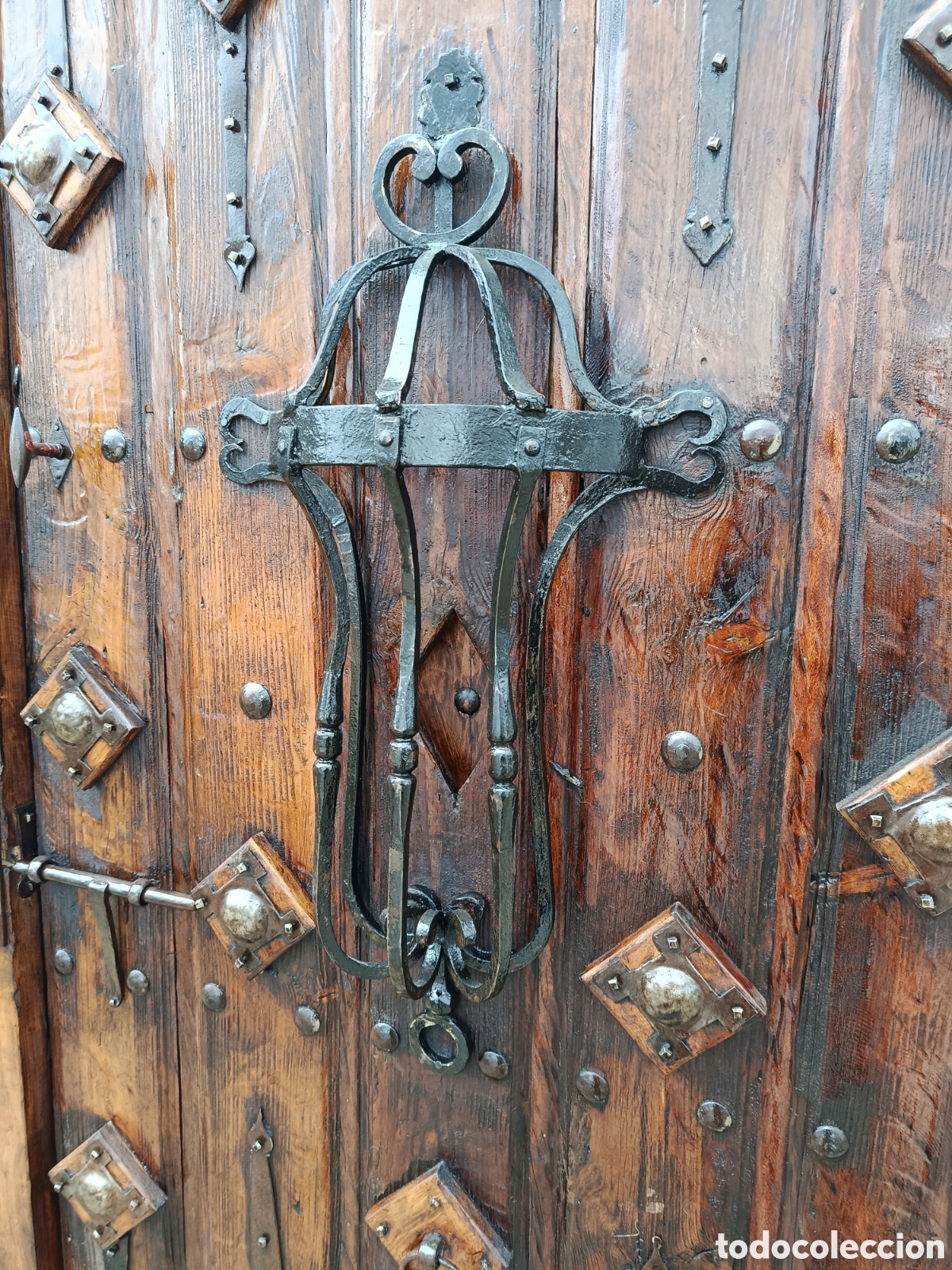 Antig&uuml;edades: Puerta antig&uuml;a de madera - Foto 2