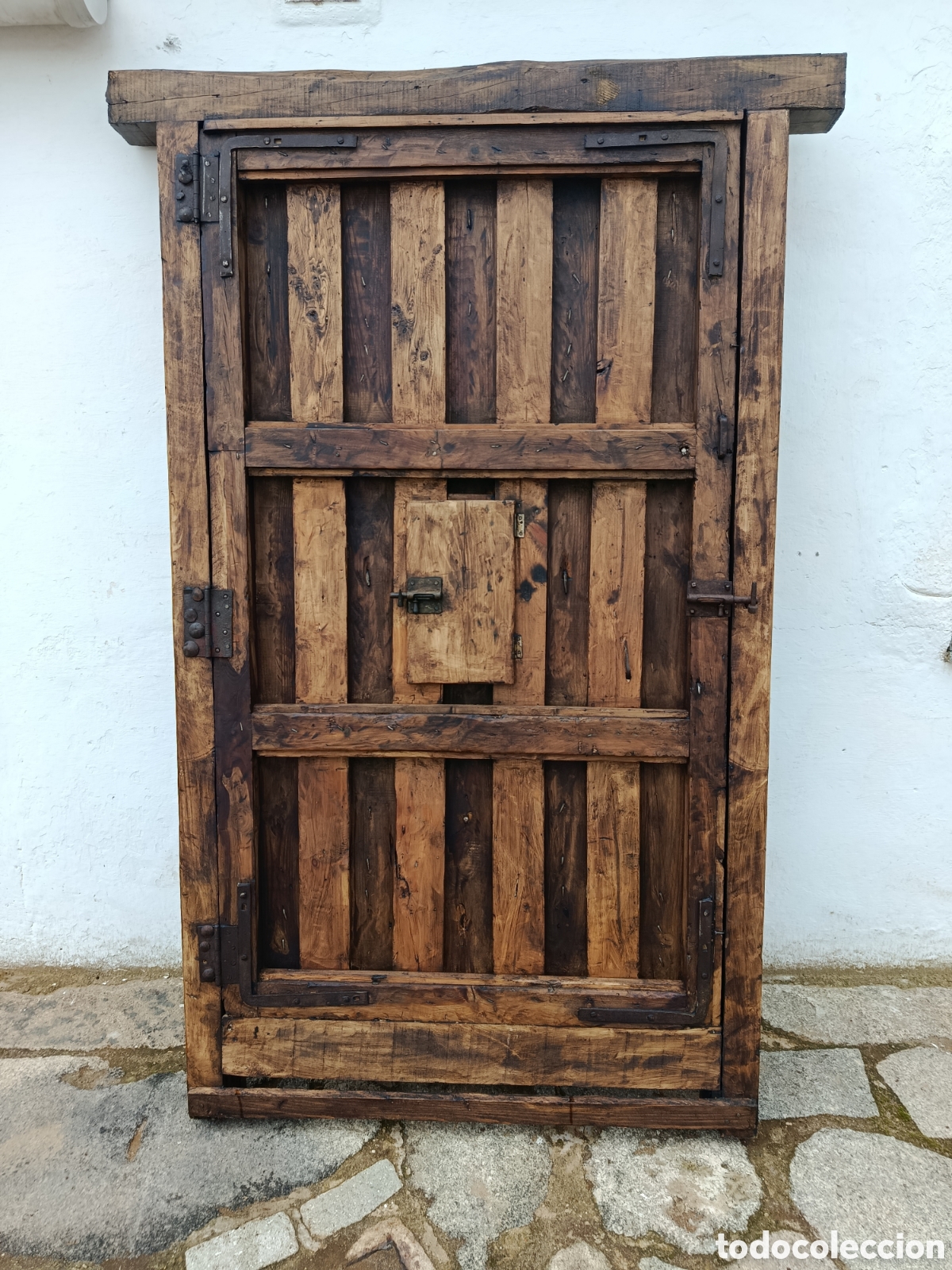 Antig&uuml;edades: Puerta antig&uuml;a de madera - Foto 3