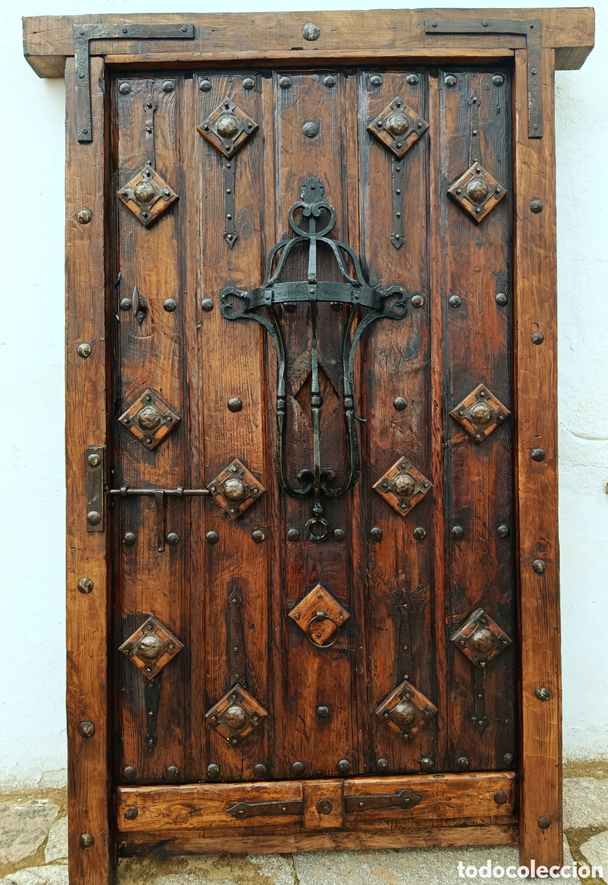 Antig&uuml;edades: Puerta antig&uuml;a de madera - Foto 6