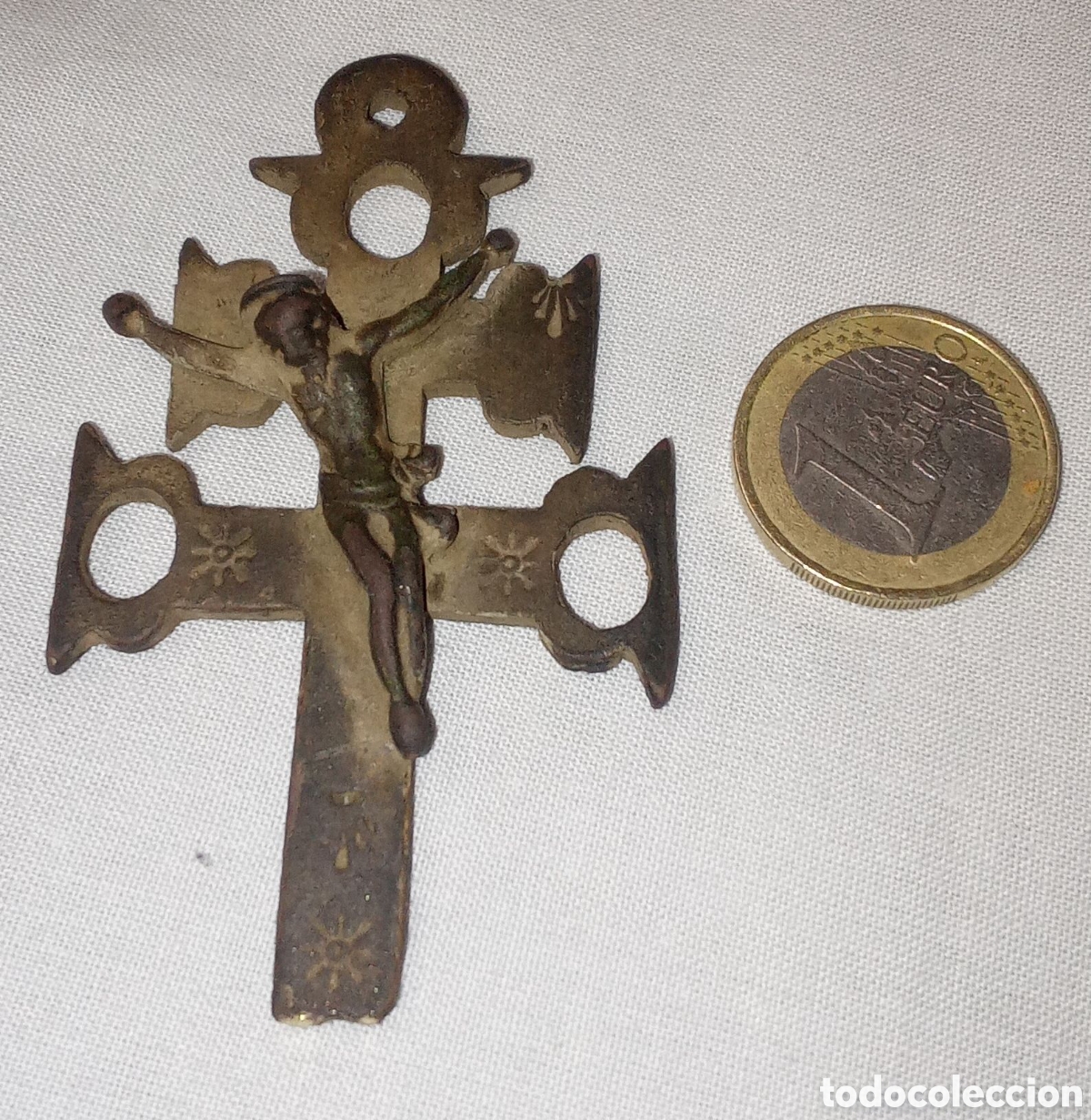 Antig&uuml;edades: CRUCIFIJO ANTIGUO GRANDE - Foto 1