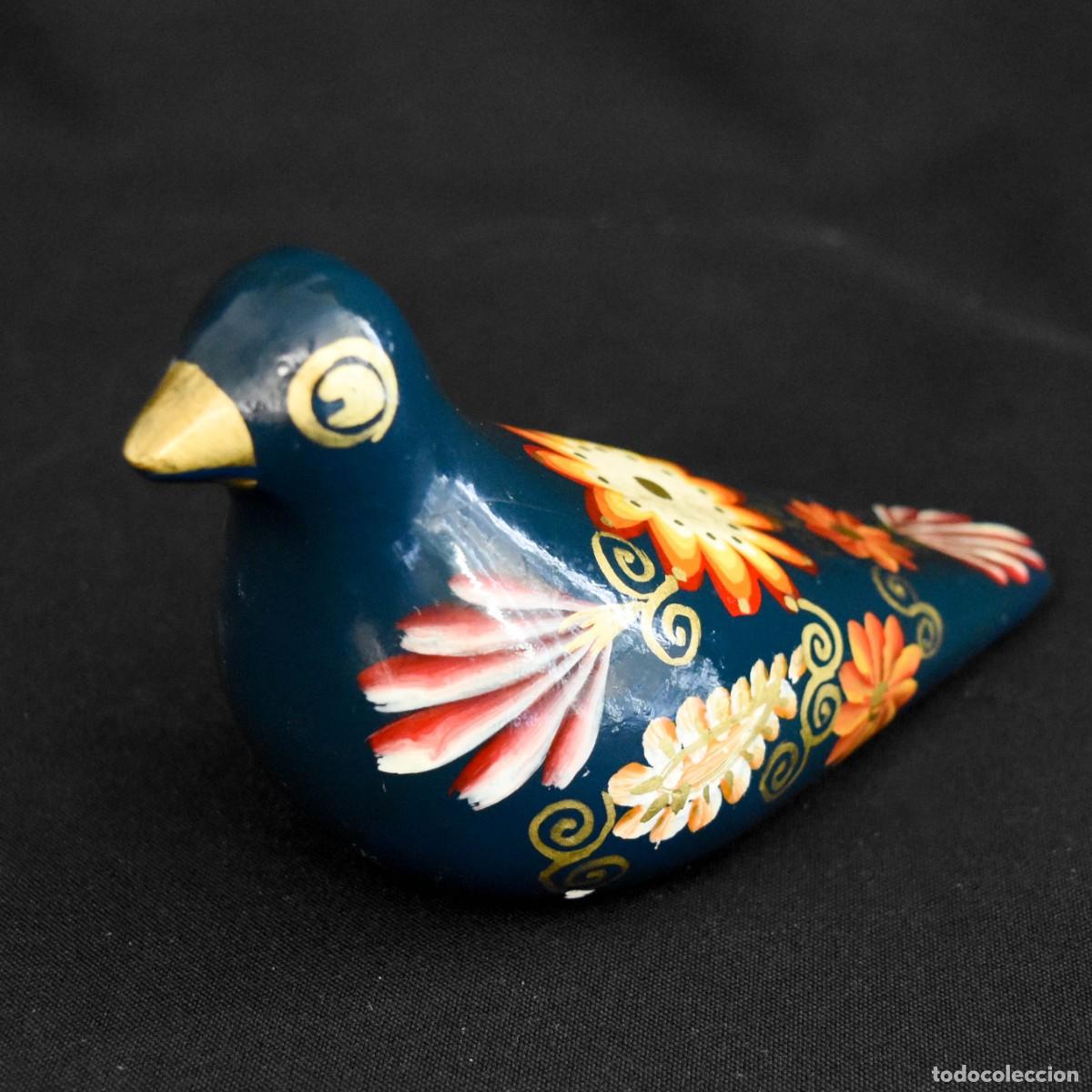 Antig&uuml;edades: Paloma decorativa pintada a mano - Foto 3
