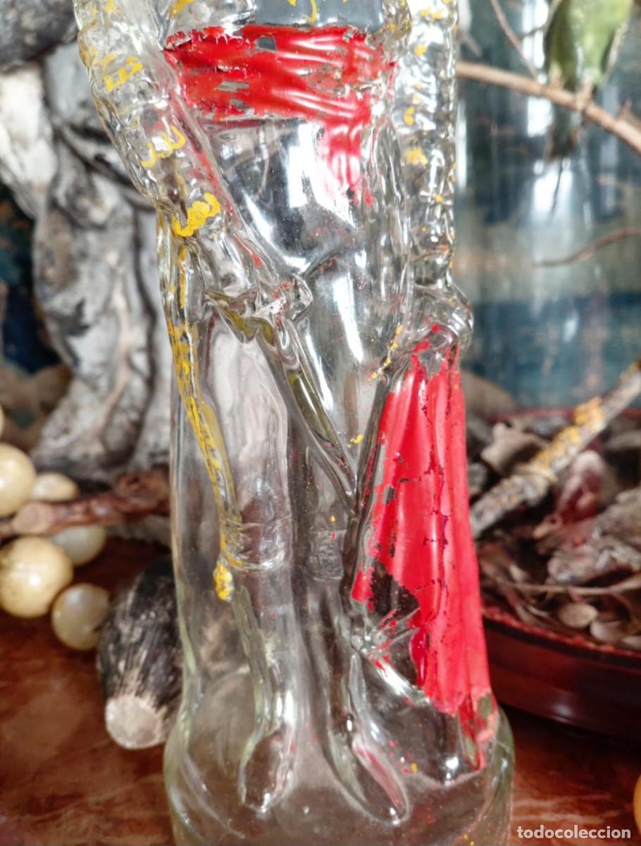 Antig&uuml;edades: Botella de licor antigua hecha l&aacute;mpara - Foto 4