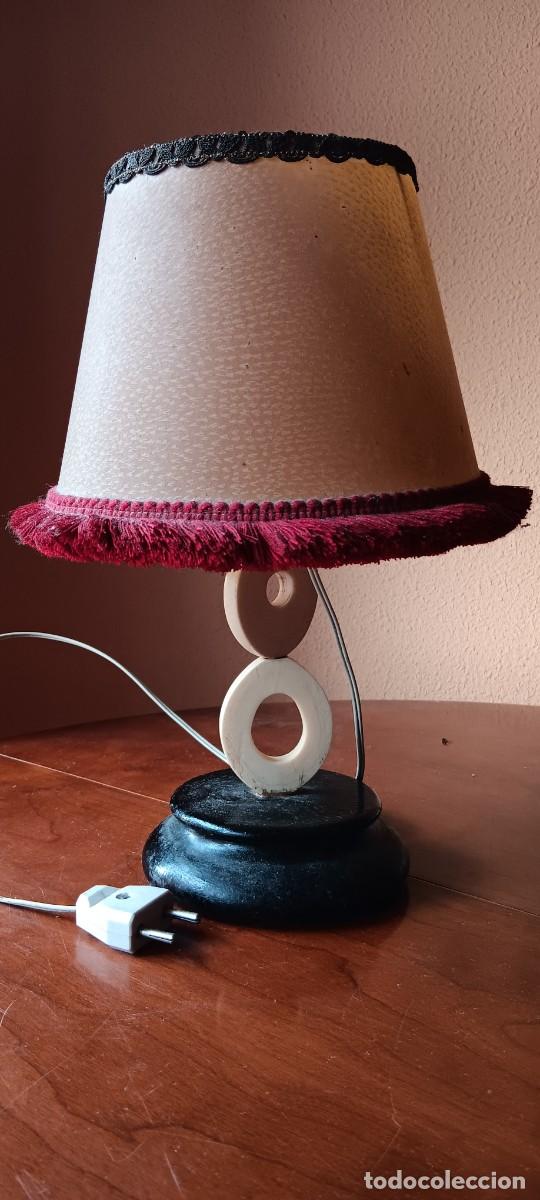 Antig&uuml;edades: ANTIGUA L&Aacute;MPARA DE MESA - Foto 2