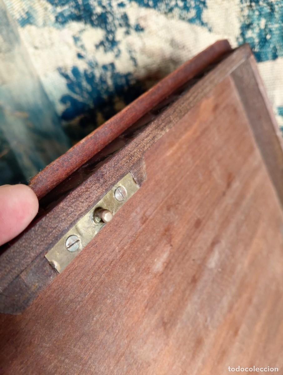 Antig&uuml;edades: Antigua caja madera s. XIX - Foto 4