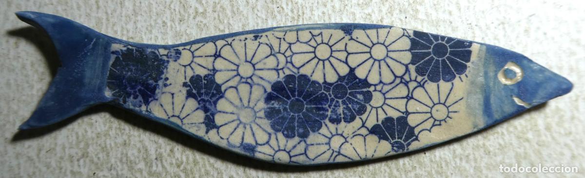 Oggetti Antichi: Bonito pez de miga de pan o porcelana en frio