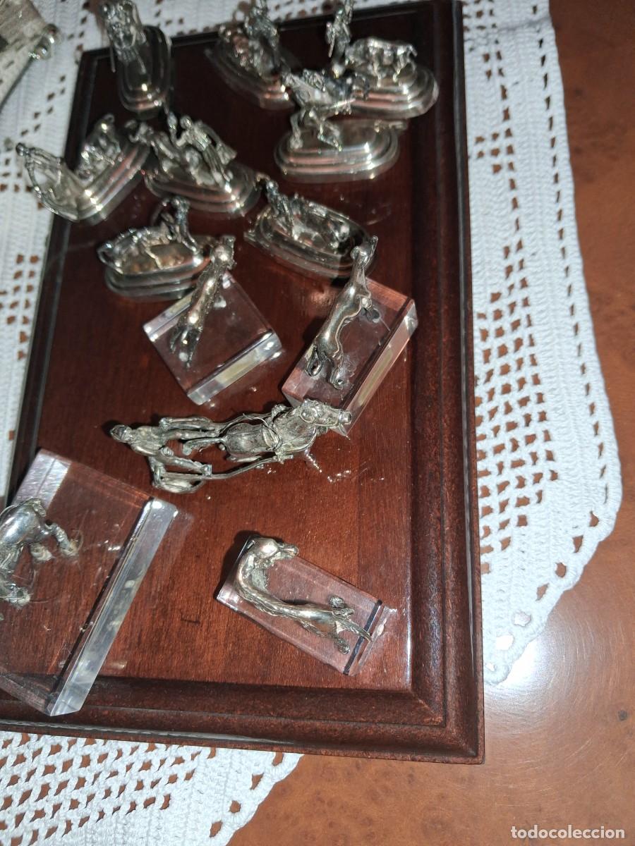 Antig&uuml;edades: Miniaturas plata toreo y perros - Foto 1