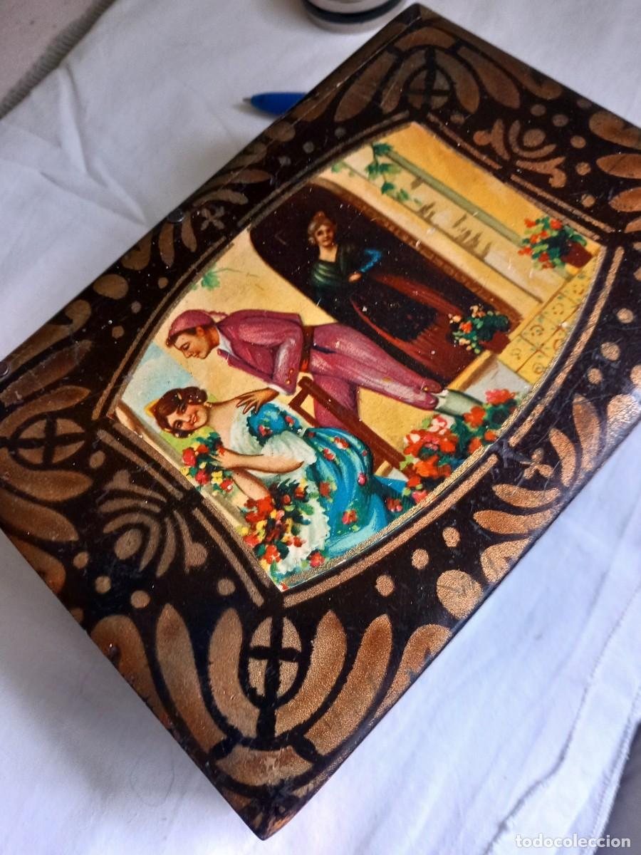 Antig&uuml;edades: ANTIGUA CAJA DE MADERA - Foto 2