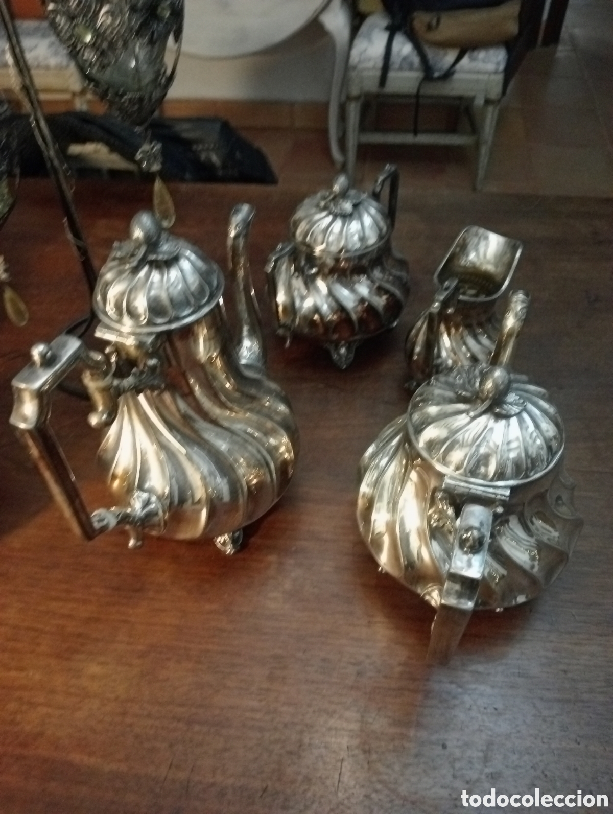 Antig&uuml;edades: Juego de t&eacute; de sheffield - Foto 7