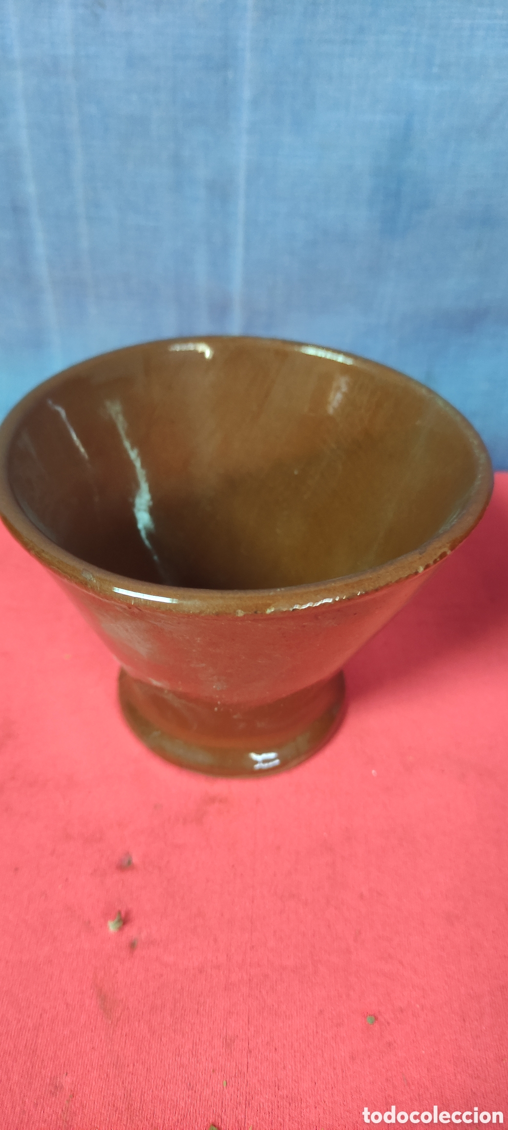 Antig&uuml;edades: Conjunto 3 vasos de cer&aacute;mica - Foto 3