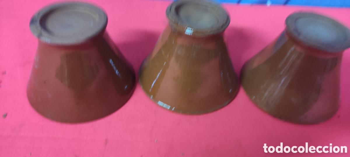 Antig&uuml;edades: Conjunto 3 vasos de cer&aacute;mica - Foto 6