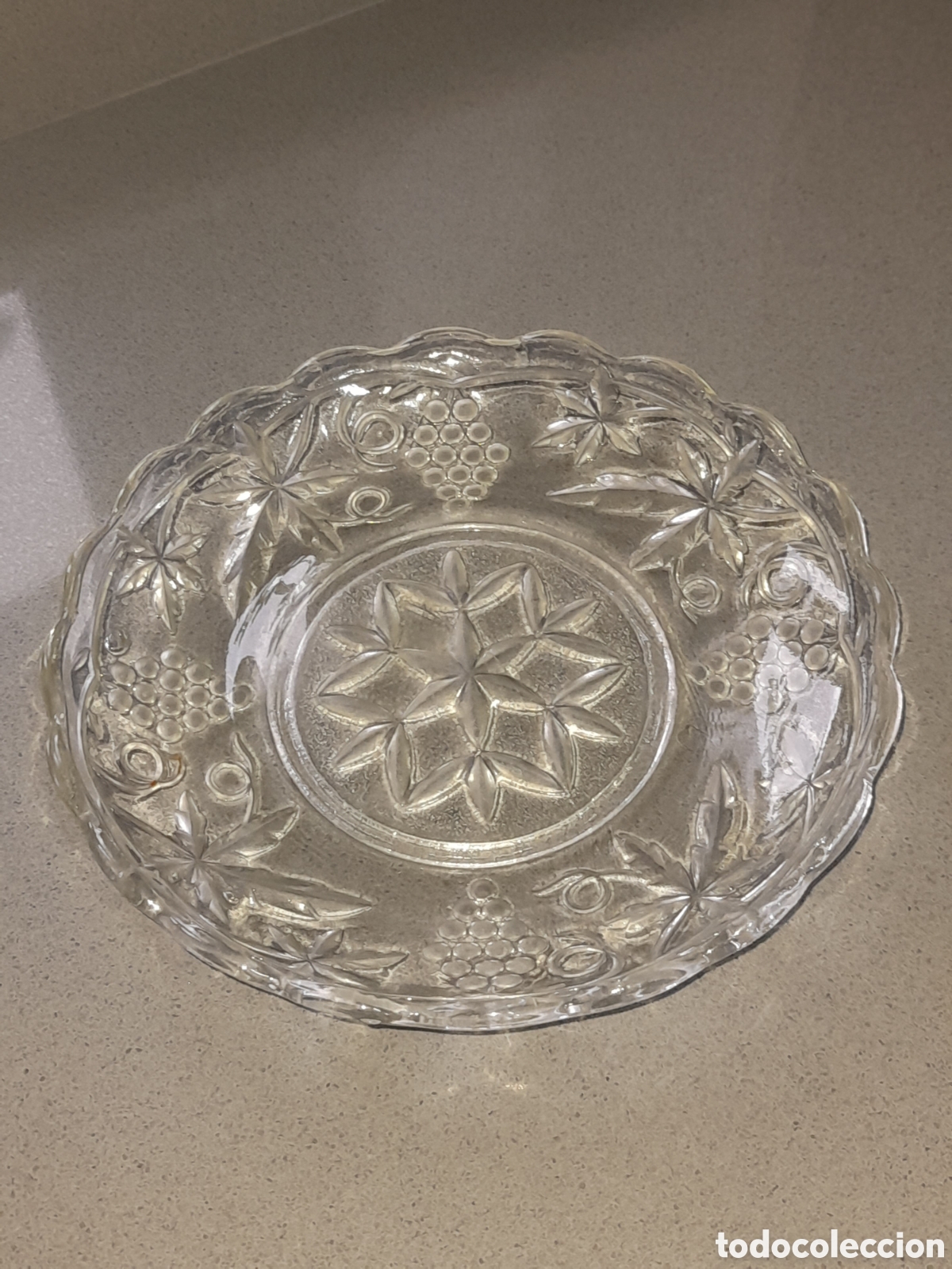 Antiques: Pareja de platos antiguos