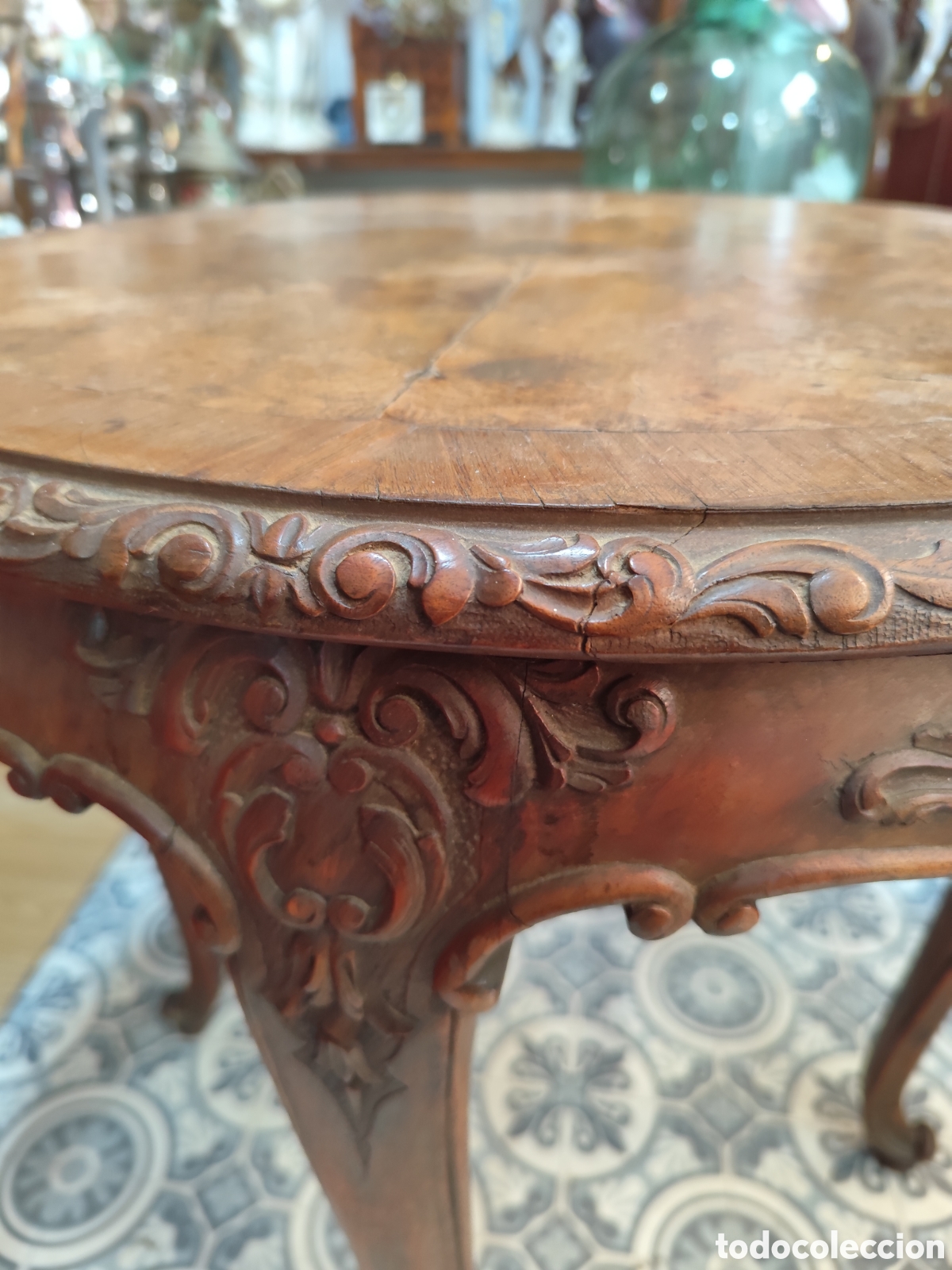 Antig&uuml;edades: MESITA ANTIGUA DE MADERA - Foto 2