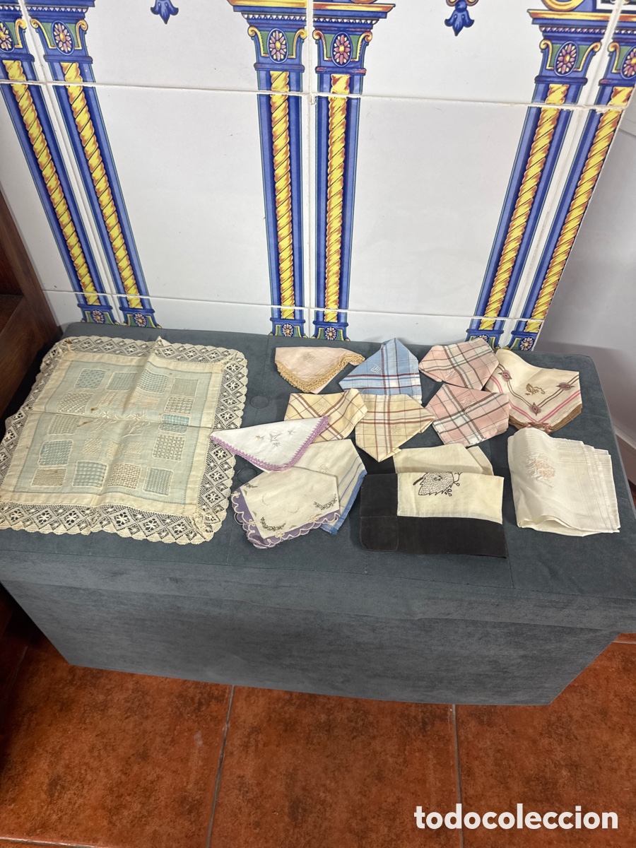 Antig&uuml;edades: Lote De, pa&ntilde;uelos Antiguos - Foto 1