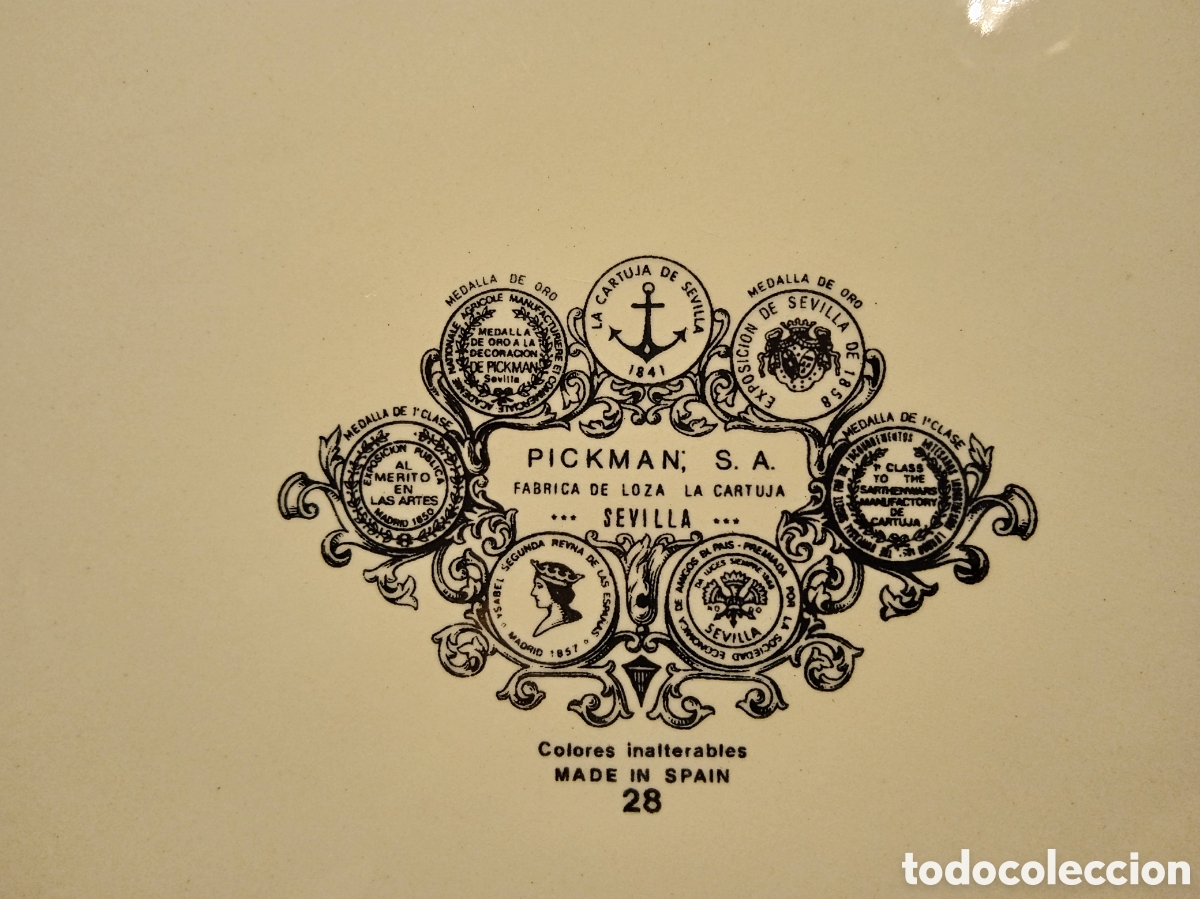 Antig&uuml;edades: BANDEJA PICKMAN, LA CARTUJA - Foto 6