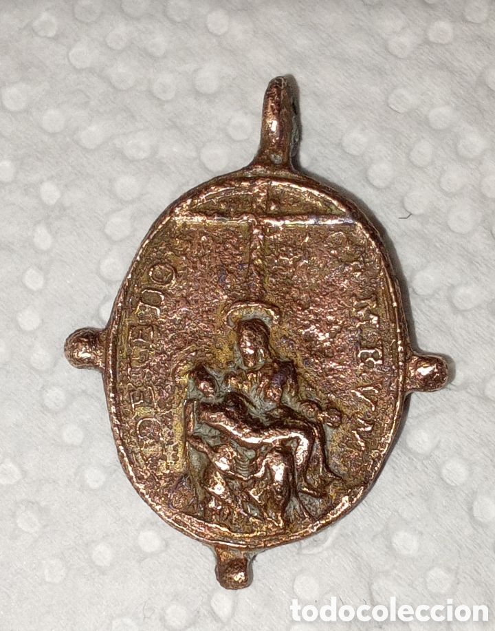Antig&uuml;edades: MEDALLA RELIGIOSA ANTIGUA - Foto 2