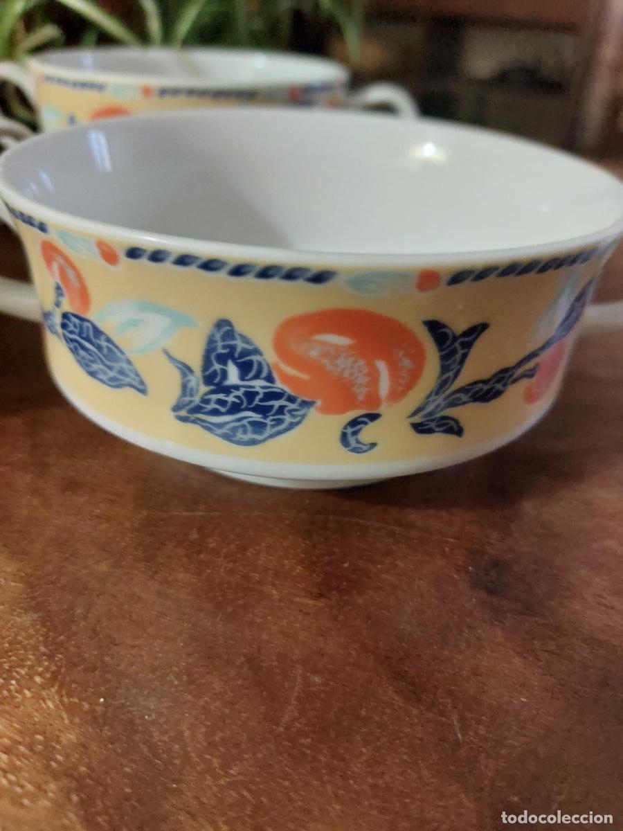 Antig&uuml;edades: CUATRO TAZAS CONSOME BIDASOA - Foto 3
