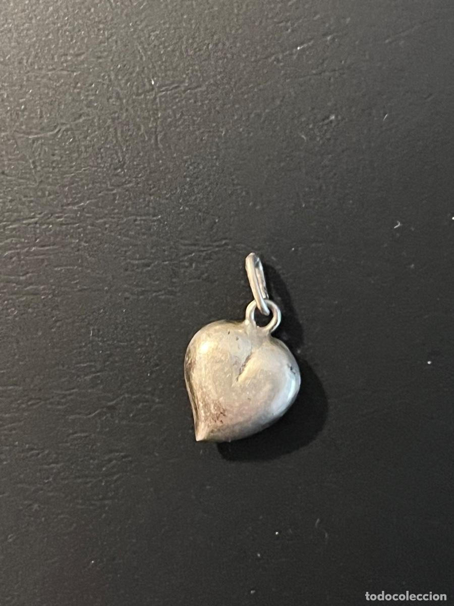 Antig&uuml;edades: MEDALLA CORAZ&Oacute;N DE PLATA - Foto 2