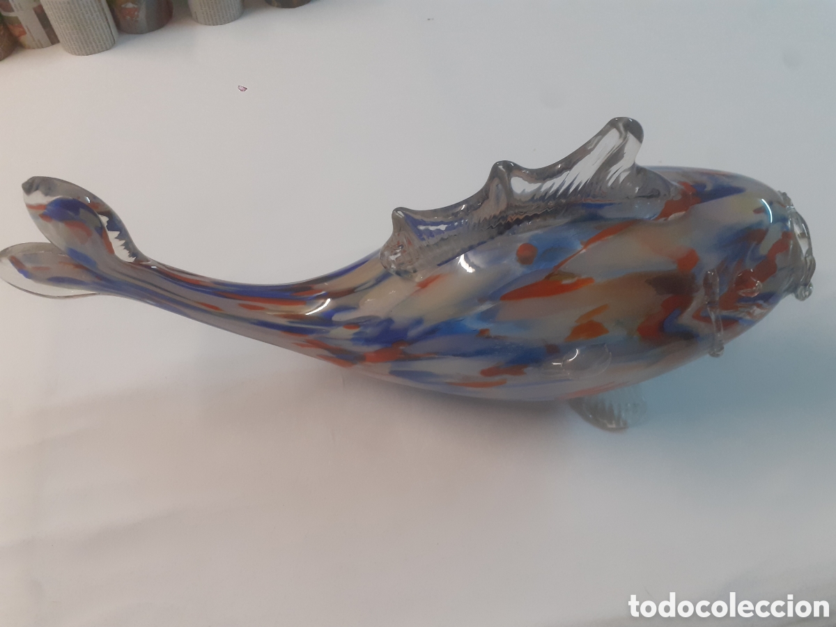 Antig&uuml;edades: Pez Grande de Murano - Foto 3