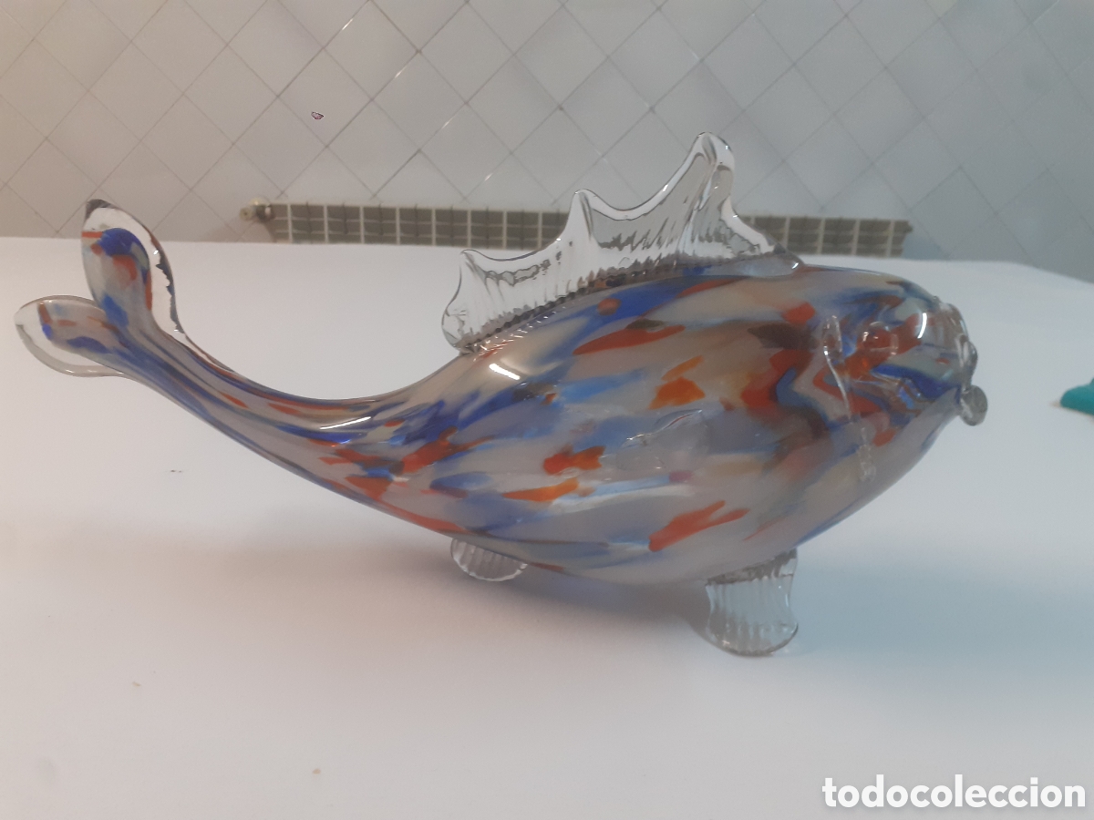 Antig&uuml;edades: Pez Grande de Murano - Foto 1