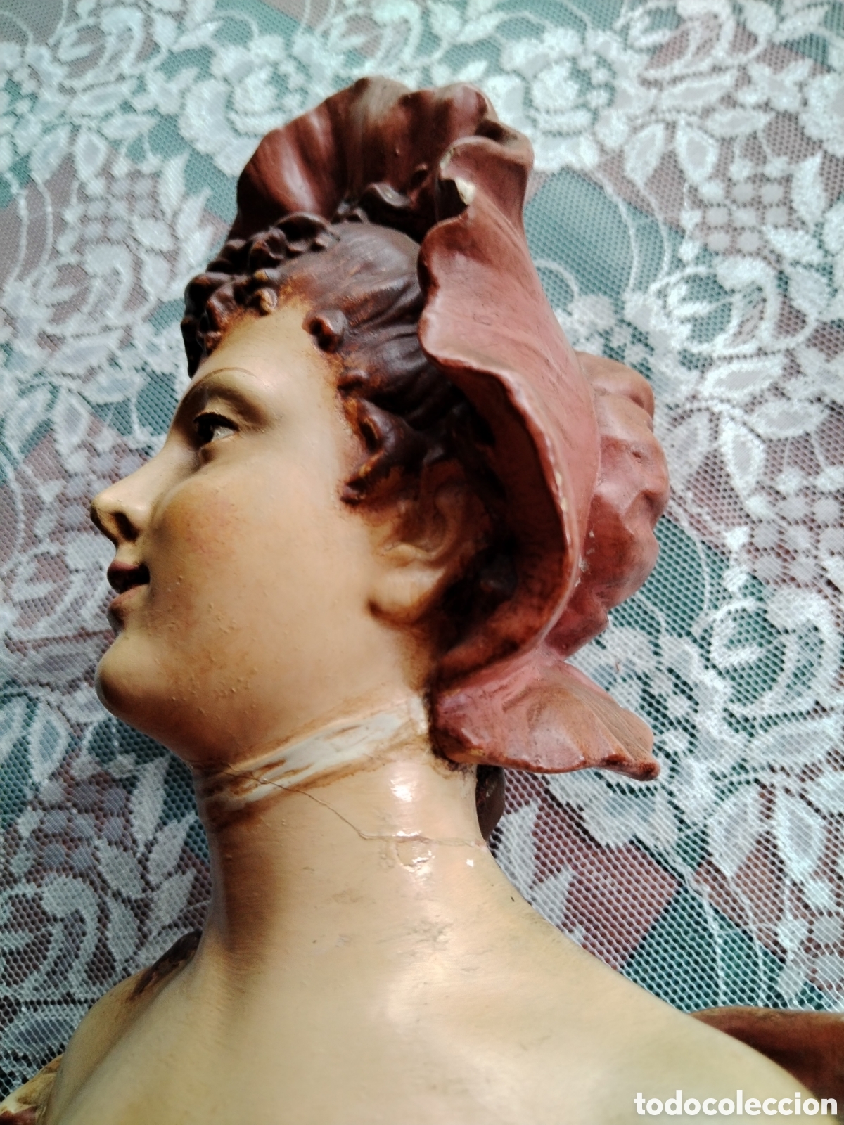 Antig&uuml;edades: Figura modernista de mujer. - Foto 2