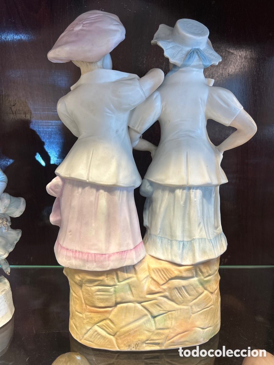 Antig&uuml;edades: Preciosa figura d&eacute; biscuitt franc&eacute;s - Foto 2