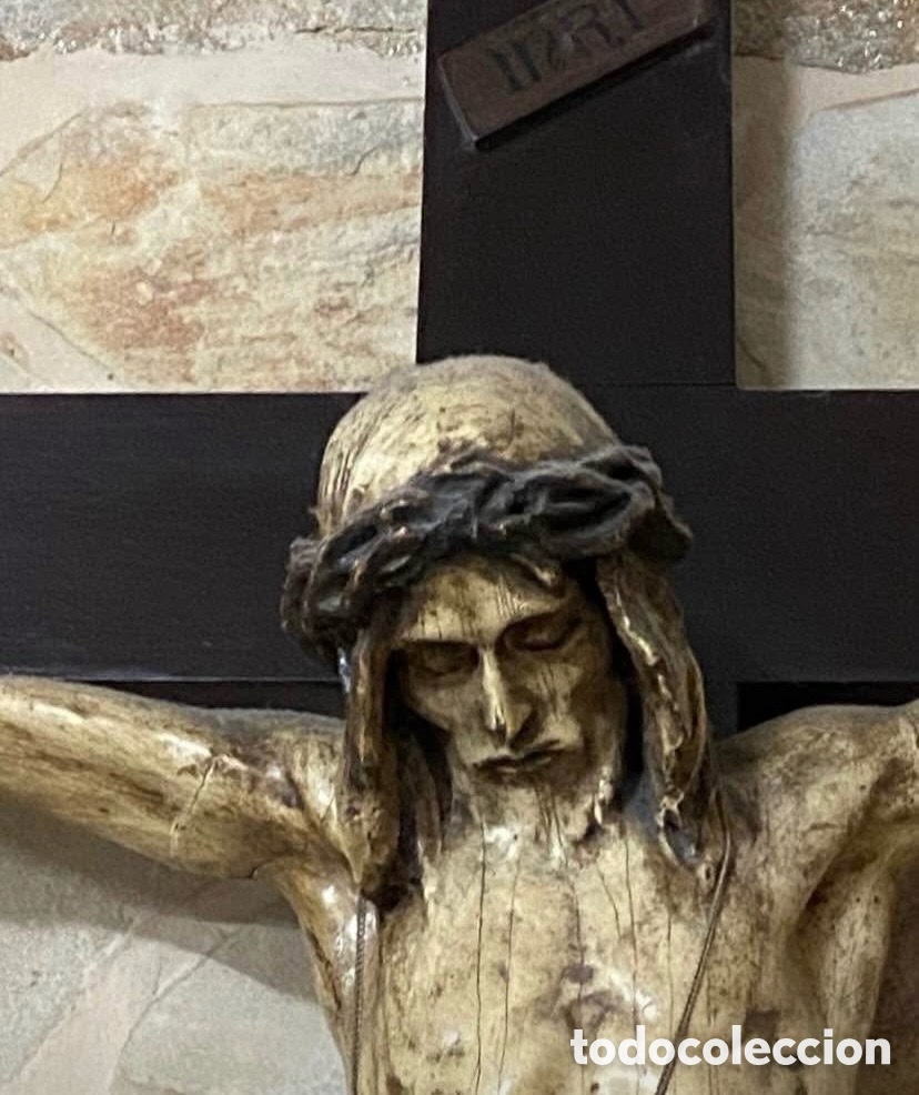 Antig&uuml;edades: Cristo en la cruz antiguo - Foto 3
