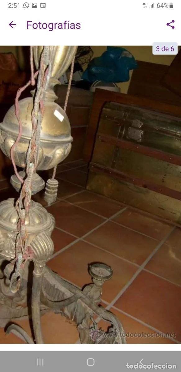 Antig&uuml;edades: l&aacute;mpara muy antig&uuml;a - Foto 14