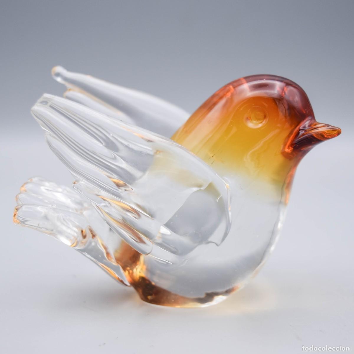 Antig&uuml;edades: Murano - P&aacute;jaro de cristal - Foto 2