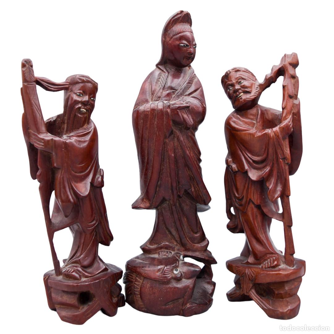 Antig&uuml;edades: Figuras de madera (3) - Foto 1