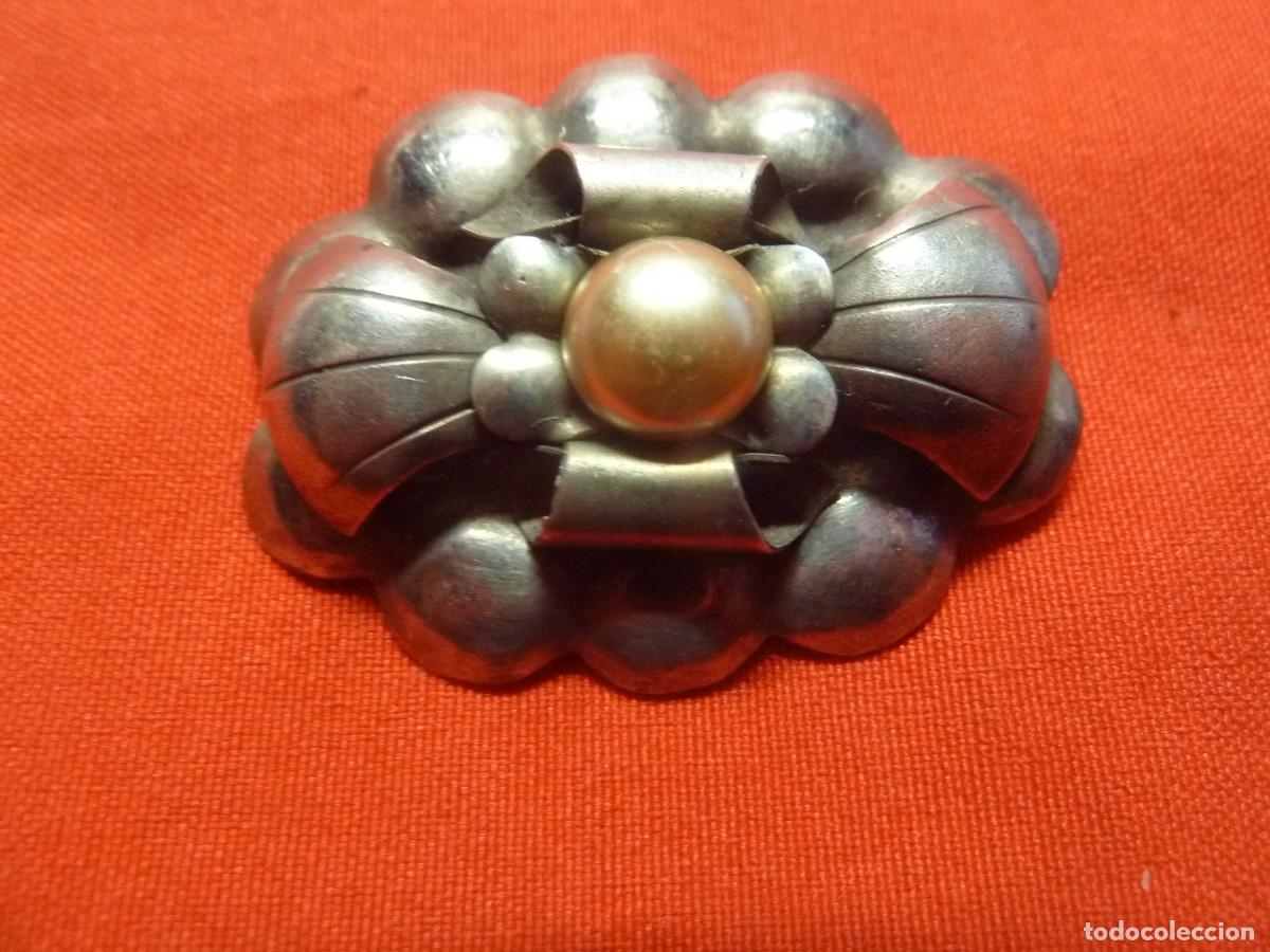 Antig&uuml;edades: ANTIGUO BROCHE EN PLATA ART-DECO - Foto 1