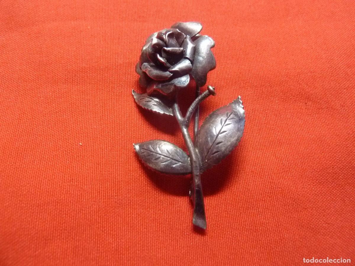 Antig&uuml;edades: ANTIGUO ALFILER-BROCHE EN PLATA - Foto 1