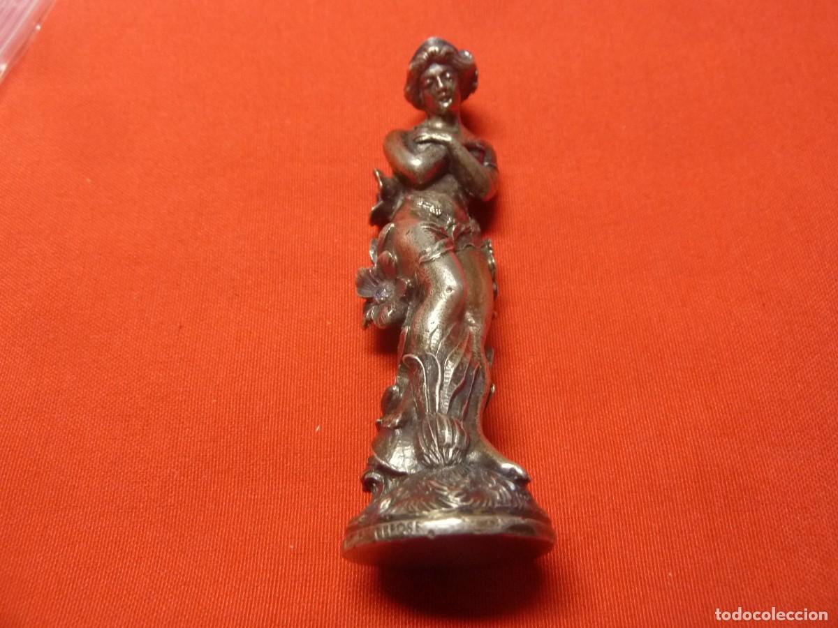 Antig&uuml;edades: FIGURA DE MUJER EN PLATA 70 mm - Foto 1
