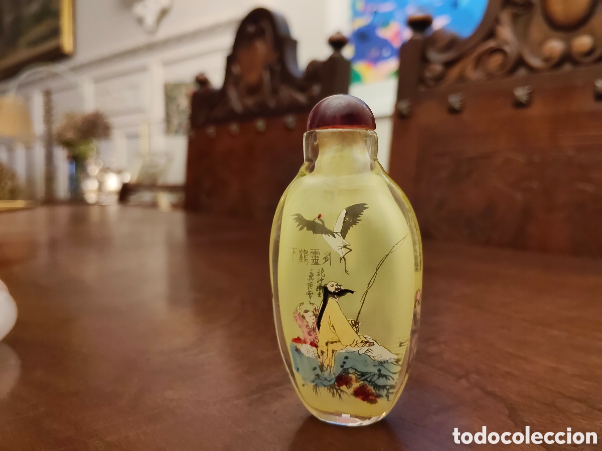Antig&uuml;edades: Botella de rape SNUFF BOTTLE - Foto 2