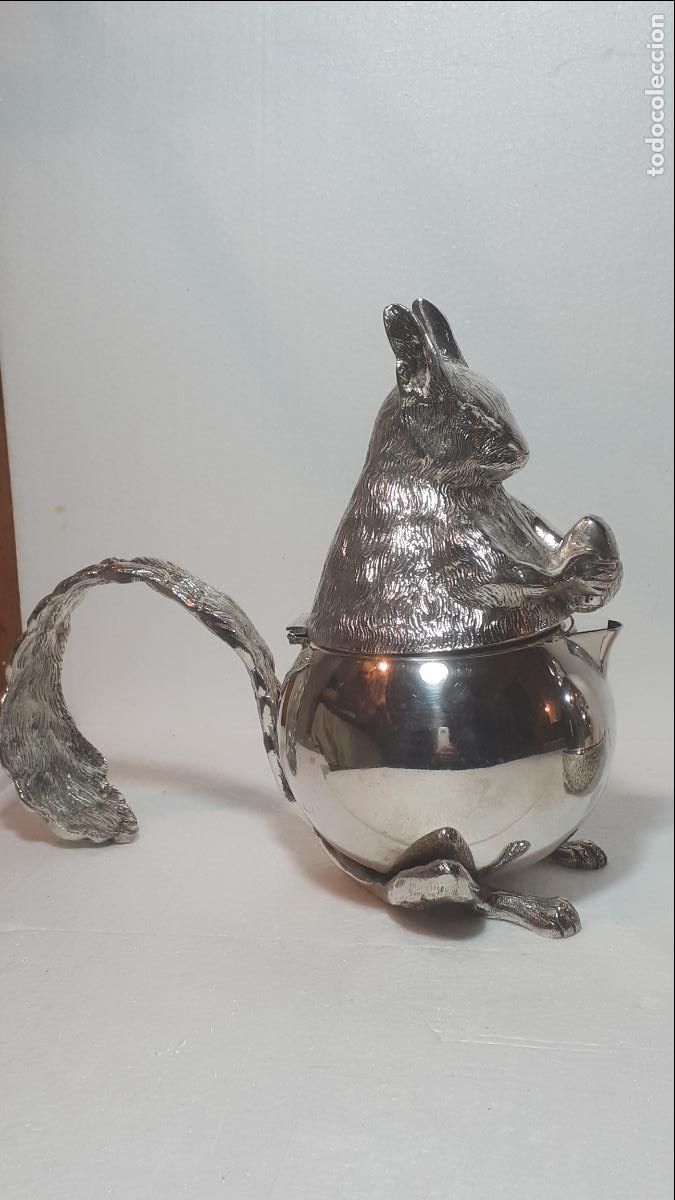 Antig&uuml;edades: JUEGO DE CAFE, ALPACA. 1960. - Foto 2