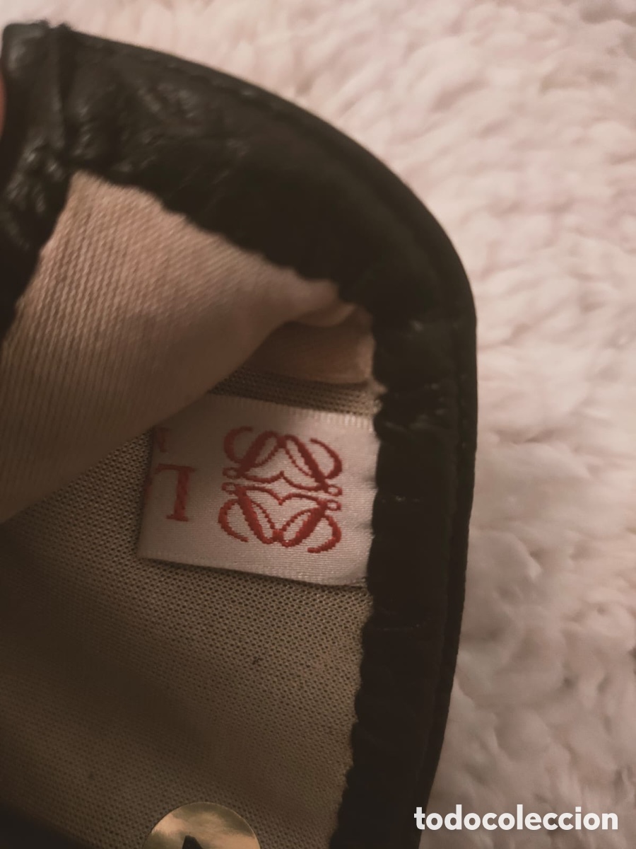 Antig&uuml;edades: Guantes de piel de Loewe - Foto 5
