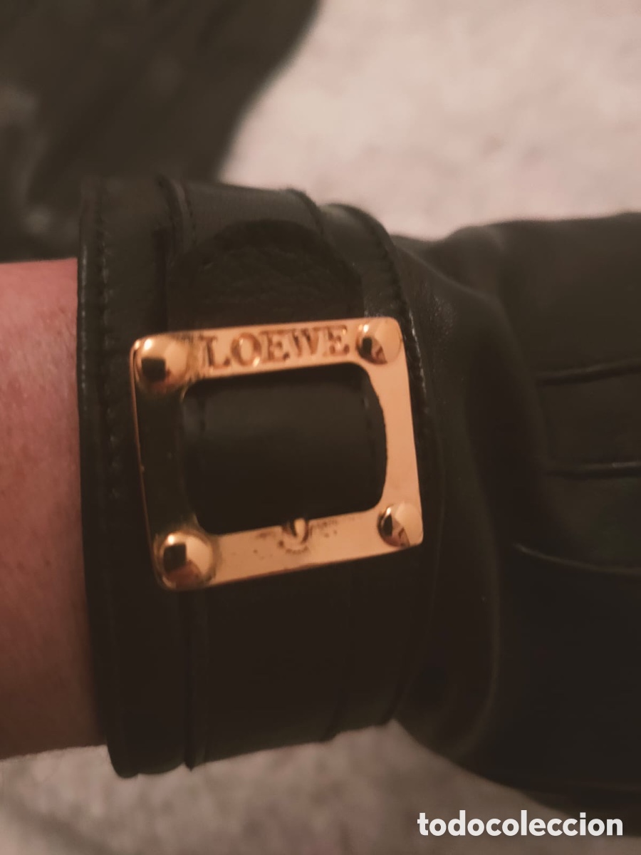 Antig&uuml;edades: Guantes de piel de Loewe - Foto 6