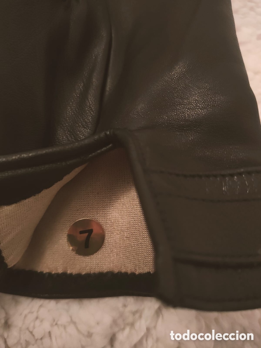 Antig&uuml;edades: Guantes de piel de Loewe - Foto 7